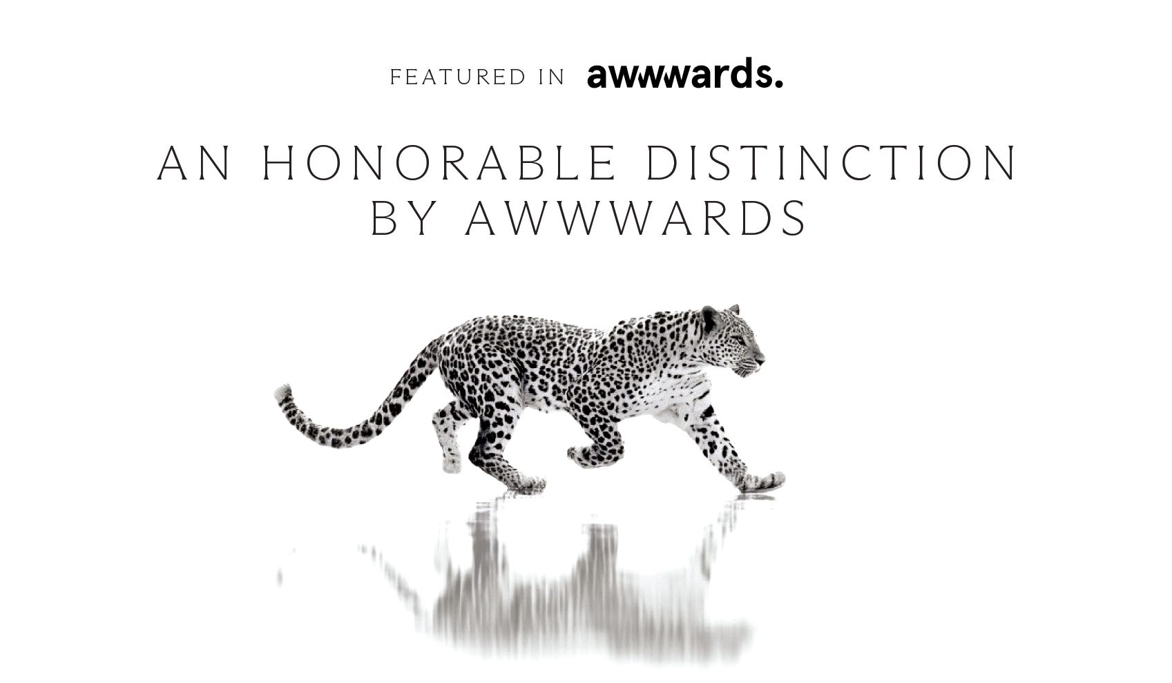 An Honorable Distinction by Awwwards | Charley SIGNATURE