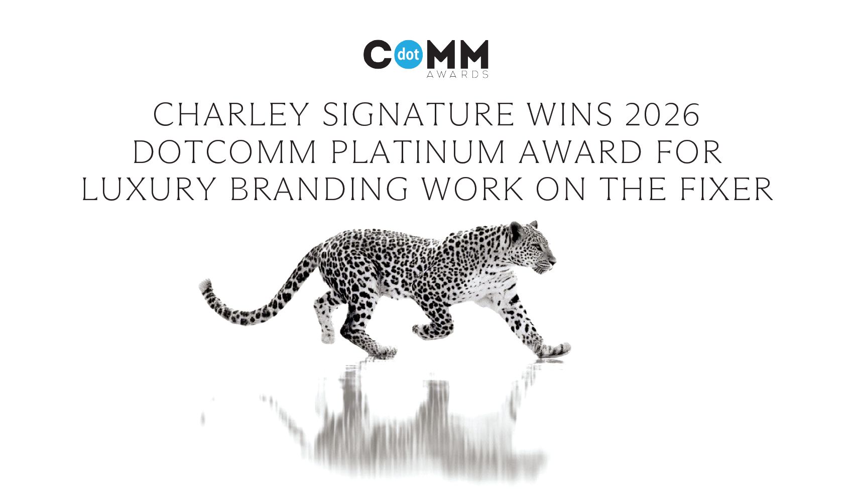 Luxury Branding Agency London | dotCOMM Platinum Award 2026
