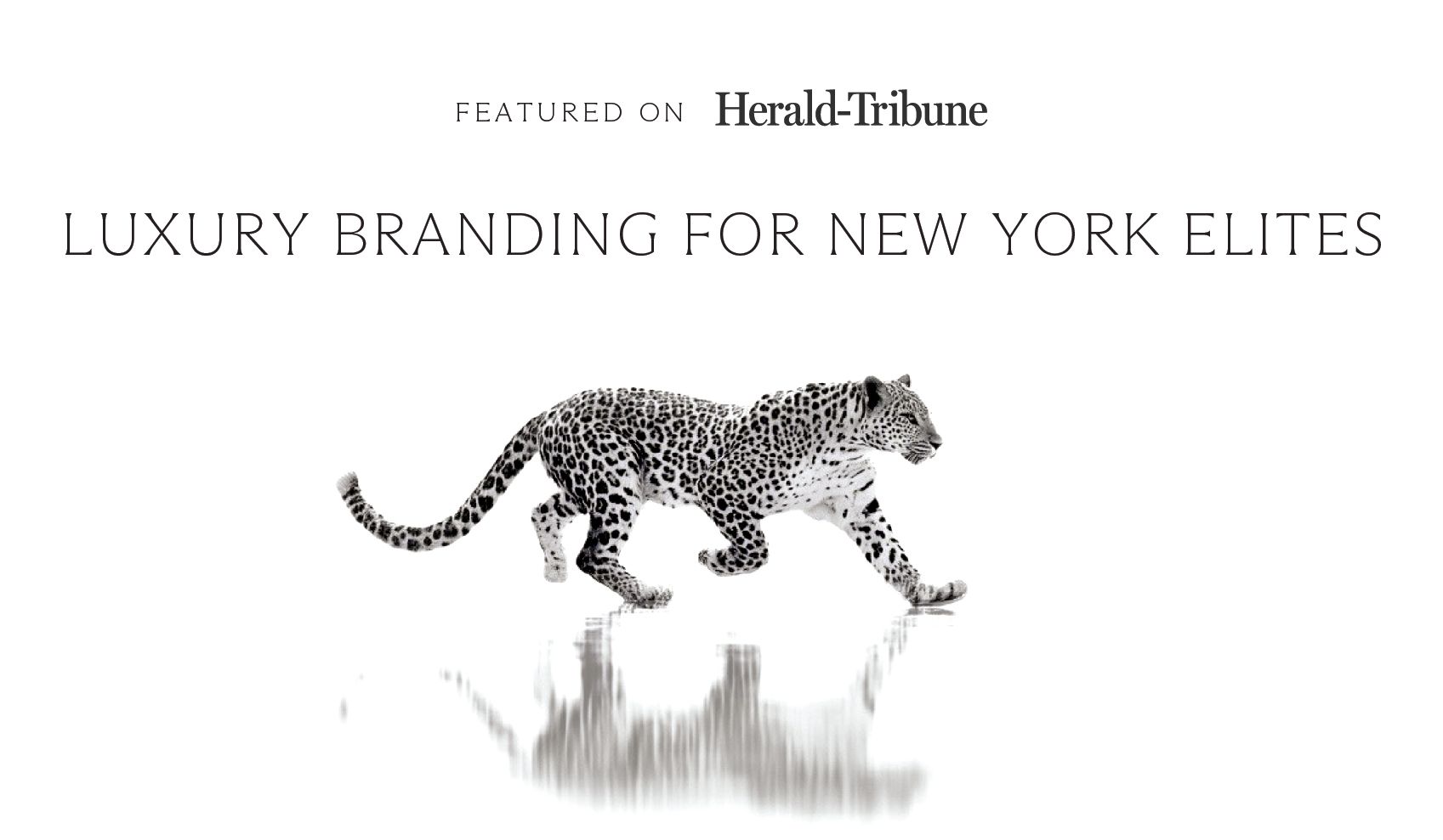 Charley SIGNATURE Featured in Herald-Tribune | Luxury Branding Agency New York