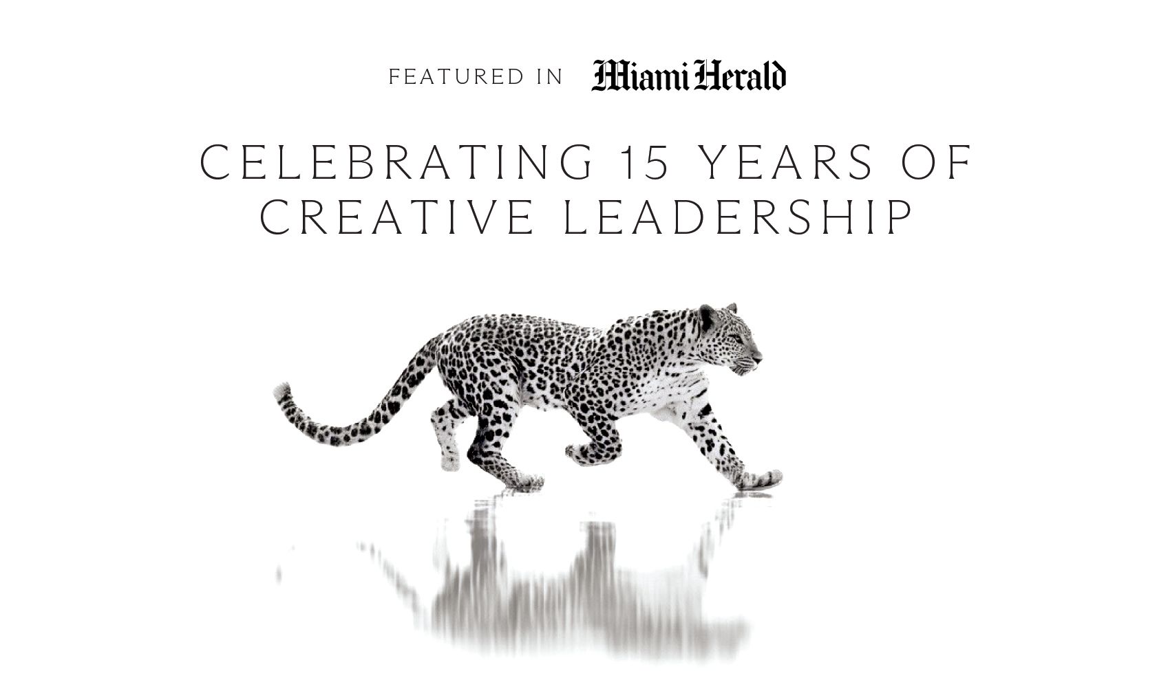 Charley SIGNATURE Featured in Miami Herald